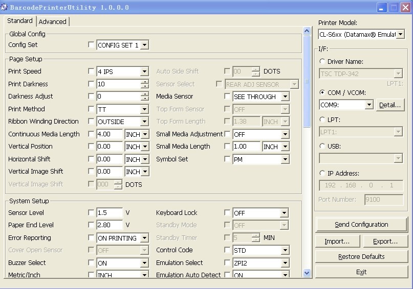Barcode Printer Utility������