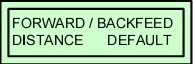 FORWARD/BACKFEED�ľ��x